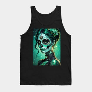 Gothic Green Tank Top